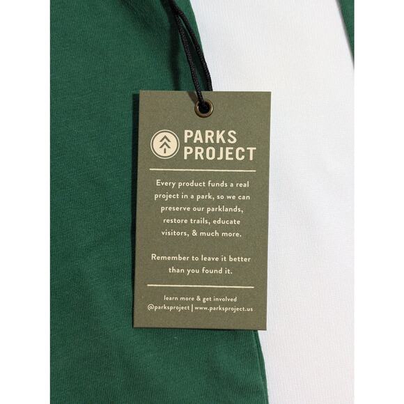 NWT Parks Project National Parks 90's Doodle Long Sleeve Tee in Forest sz Small - Picture 3 of 4